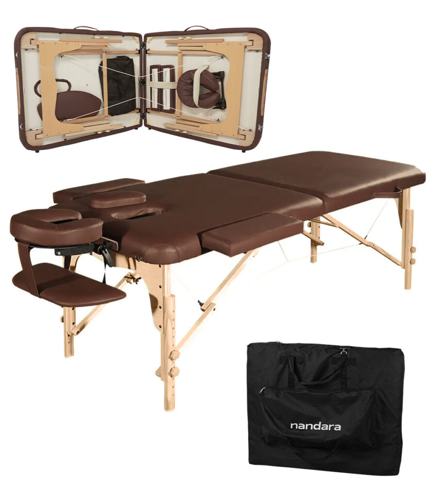 Table de massage pliante bois – FLOW