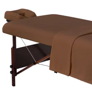 Ensemble drap (3 pièces) en flanelle pour table de massage