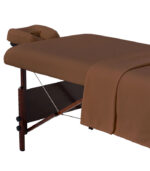 Ensemble drap (3 pièces) en flanelle pour table de massage