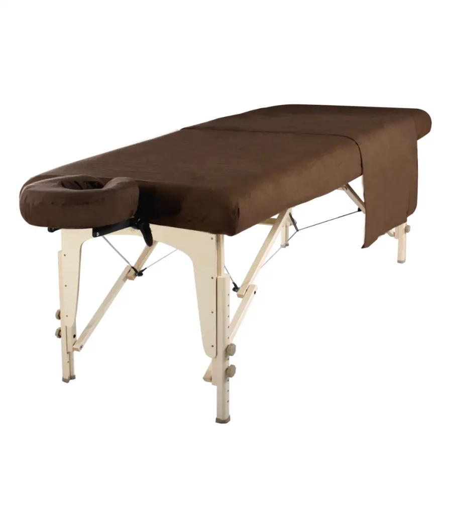 Ensemble drap (3 pièces) en microfibre pour table de massage