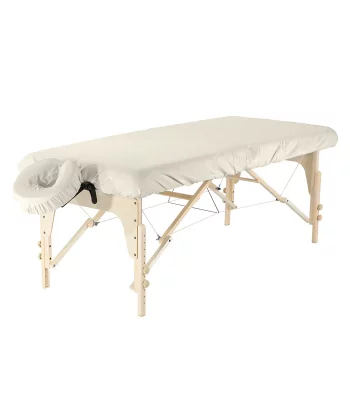 Ensemble drap (2 pièces) en microfibre pour table de massage