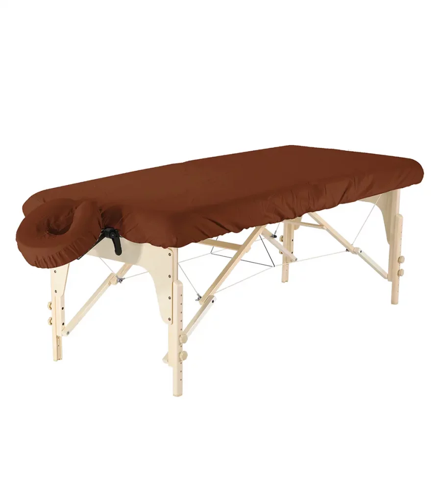 Ensemble drap (2 pièces) en microfibre pour table de massage