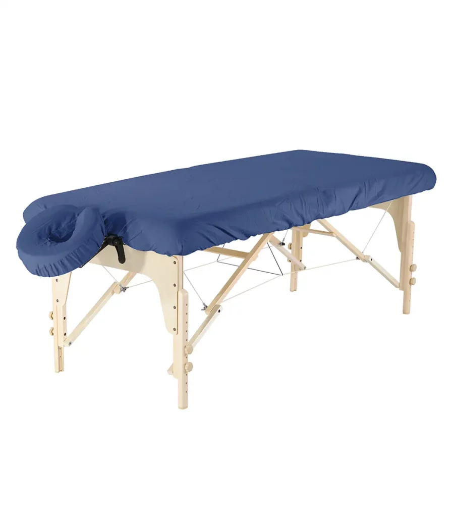 Ensemble drap (2 pièces) en microfibre pour table de massage