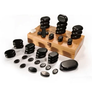 Lot de 45 pierres de massage