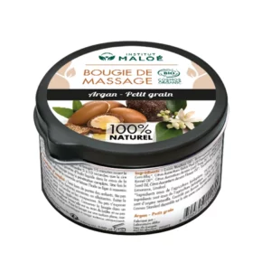 Massage candle with organic essential oils