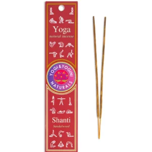 Natural Yoga Incense - Shanti (10 sticks)