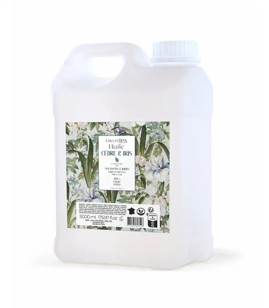 Huile de massage Green Spa Cèdre & Iris