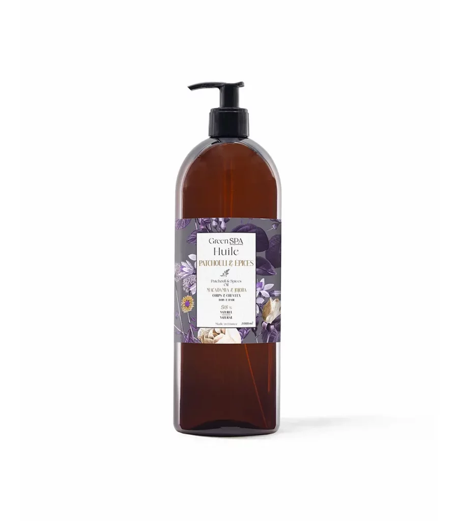 Green Spa Patchouli and Spice Massage Oil