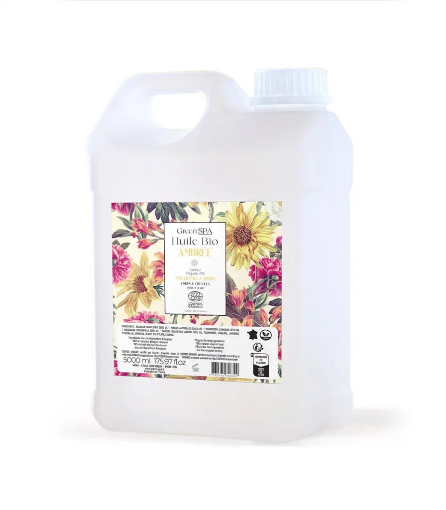 Huile de massage BIO Ambré