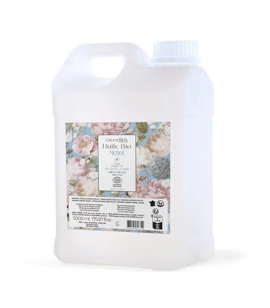 Huile de massage BIO Monoï
