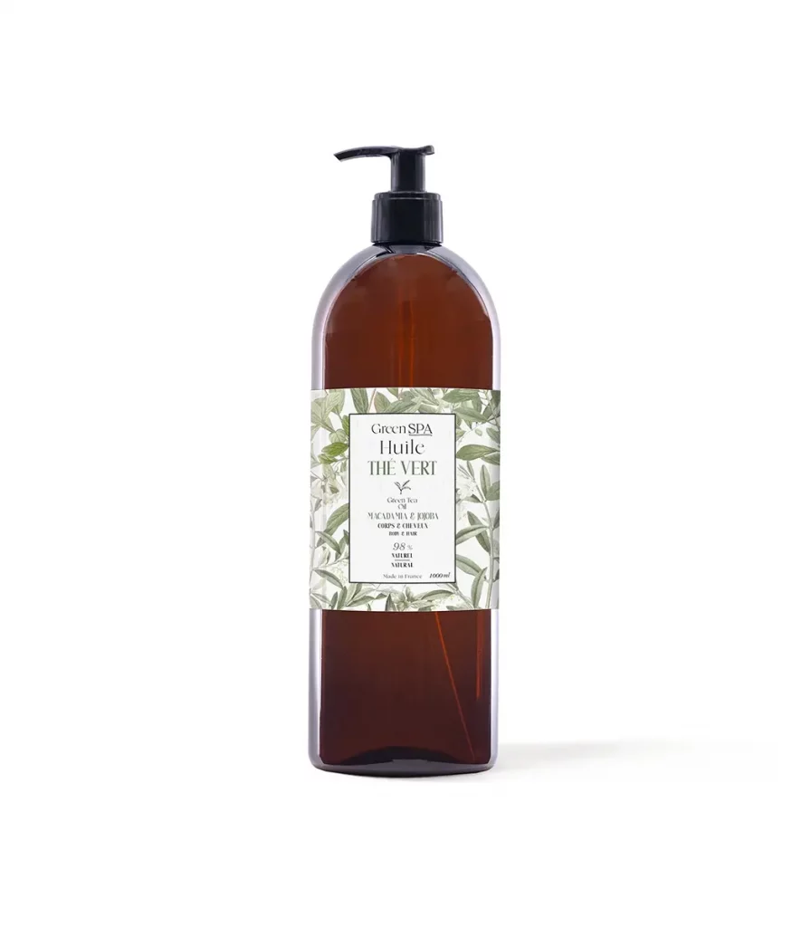 Huile de massage naturelle Thé vert