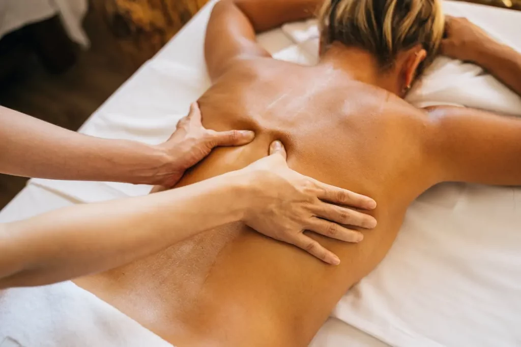 massage en hiver