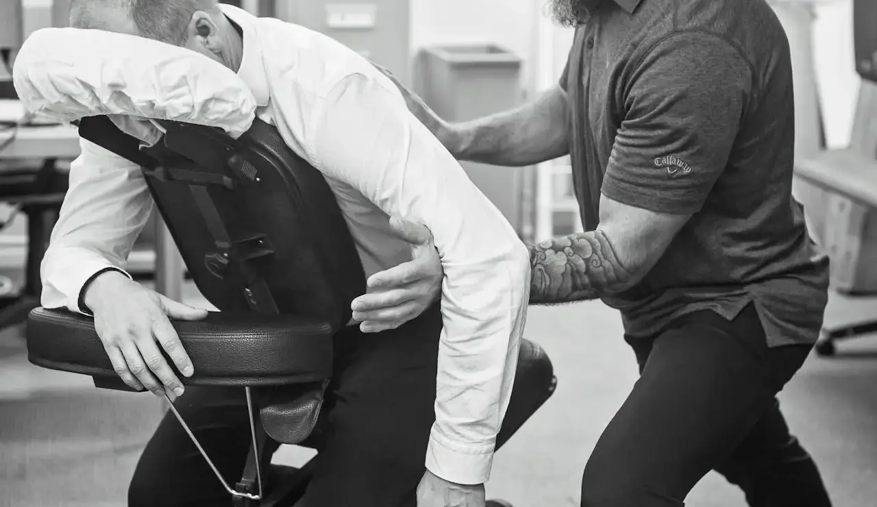 fauteuil de massage assis