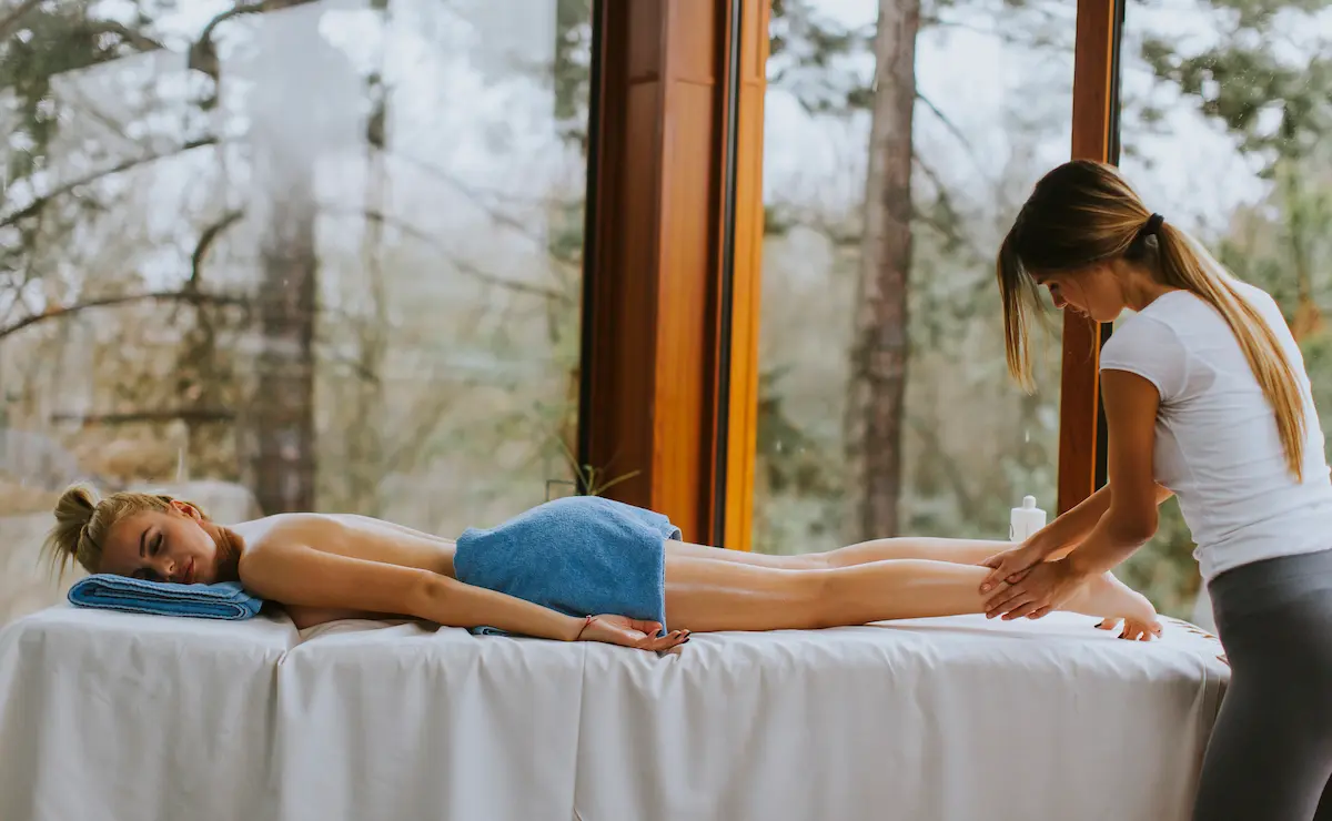 décoration salon de massage noel