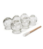 Pack 6 ventouses en verre avec bâton d’allumage – Ø 4cm