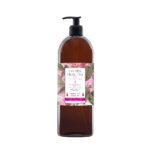 Huile de massage BIO Rose & Fleur de coton – Édition limité Octobre Rose – 1L