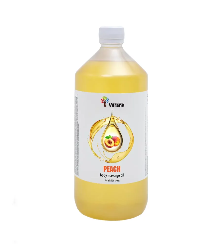 Huile de massage naturelle Pêche - 1 L