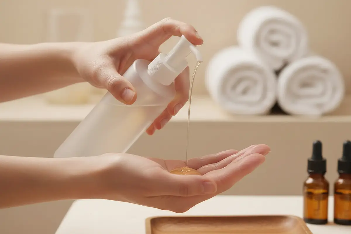 Quantité d'huile pour massage de 60 minutes